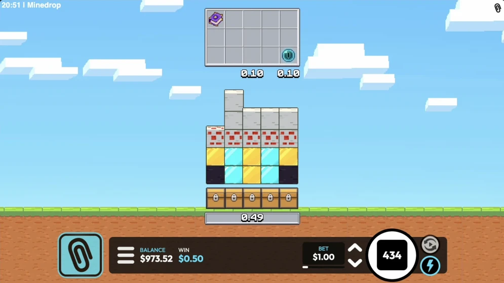 MineDrop gameplay